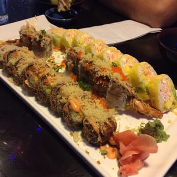 Blue Ginger - Mango tango roll, happiness roll and crunch punch delicious - Japanese Near Me - Southwest Ranches, Florida Blue Ginger - Mango tango roll, happiness roll and crunch punch delicious - Japanese Near Me - Southwest Ranches, Florida