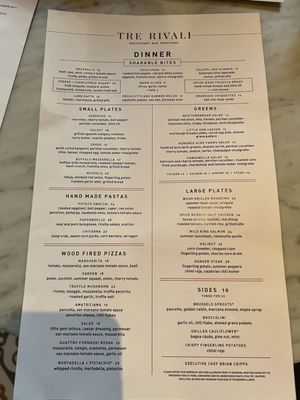 Menu photo 8 Tre Rivali Milwaukee, WI
