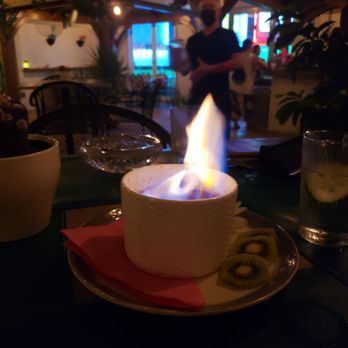 LiT - Lit creme brulee: fun presentation and tastes amazing! - Asian Fusion Near Me - San Juan, Puerto Rico