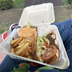 Good Guys Deli and Gril - 3 Cheese Steak Sub Combo: The moment I no longer went to Jim's Steakout