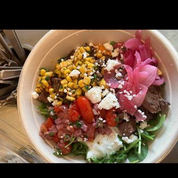 CAVA - Steak Mezze bowl delicous - Mediterranean Near Me - Brea, California