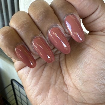 Lynn's Nails - Sloppy shape and terrible application, shaping at the cuticle. I'm pissed! - Nail Salons Near Me - Sherman Oaks, California Lynn's Nails - Sloppy shape and terrible application, shaping at the cuticle. I'm pissed! - Nail Salons Near Me - Sherman Oaks, California