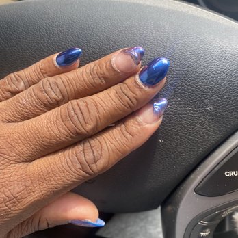 New Nails - One day later fixed nails - Nail Salons Near Me - North Chesterfield, Virginia