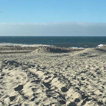 Benona Township Park - Beach at Benona Township Park in February - Beaches Near Me - Shelby, Michigan