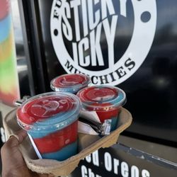 Sticky Icky Funnel Cakes