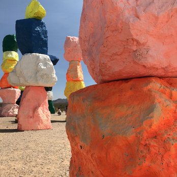 Seven Magic Mountains - Public Art Near Me - Las Vegas, Nevada