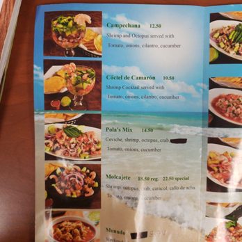 Pola's Mariscos - Menu - Seafood Near Me - Montclair, California