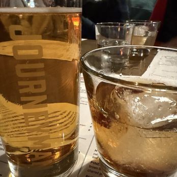Union Hall - Journeyman - A pint and an aged old fashioned - New American Near Me - Valparaiso, Indiana
