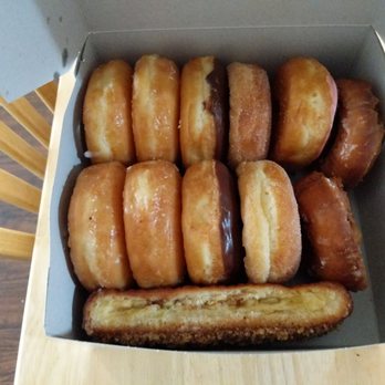 Tonallis Doughnuts & Cream - Three quarters of this dozen went in the trash (yes, they are that bad). - Donuts Near Me - Vancouver, Washington Tonallis Doughnuts & Cream - Three quarters of this dozen went in the trash (yes, they are that bad). - Donuts Near Me - Vancouver, Washington