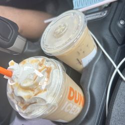 Dunkin' - Frozen caramel coffee and iced caramel coffee