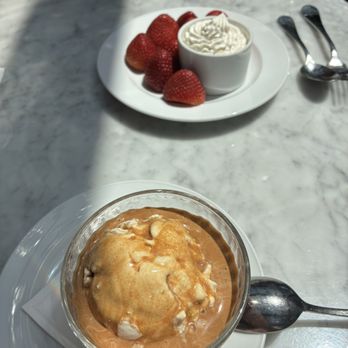 Restoration Hardware - Affogato and cream with strawberries - Home Decor Near Me - Corte Madera, California