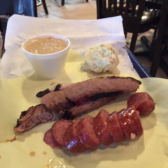 Harmon's Barbecue - Two meat plate - Barbeque Near Me - Cibolo, Texas