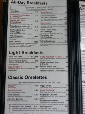 Menu photo 1 Sunset Grill Oakville, ON