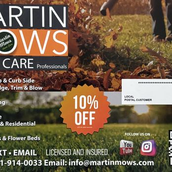 Martin Mows Lawn Care - Lawn Services Near Me