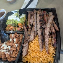Baja Fresh - Steak fajitas