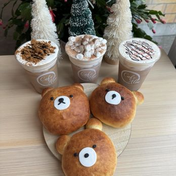 Cafe Aloe - Ginger Bread Biscoff Latte Peppermint S'Mores Mocha Strawberry Peppermint Mocha Choco Bear Bun - Cafes Near Me - Bellevue, Washington Cafe Aloe - Ginger Bread Biscoff Latte Peppermint S'Mores Mocha Strawberry Peppermint Mocha Choco Bear Bun - Cafes Near Me - Bellevue, Washington