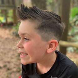 Mason's Gentlemen's Barber Shop - Happy with his hair style
