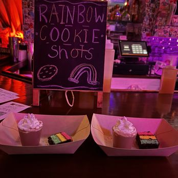 Street to Table - Rainbow Cookie Shot - Cocktail Bars Near Me - Merrick, New York