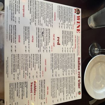 Salerno - Menu - Italian Near Me - Laguna Beach, California