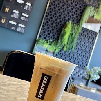 Elite Experience, Paderia Bakehouse, Irvine - Salted Caramel Latte. Served cold. A thick layer of foam is delicately placed on top with a smattering of salt & a swirl of caramel. - Yelp Events Near Me - Irvine, California Elite Experience, Paderia Bakehouse, Irvine - Salted Caramel Latte. Served cold. A thick layer of foam is delicately placed on top with a smattering of salt & a swirl of caramel. - Yelp Events Near Me - Irvine, California