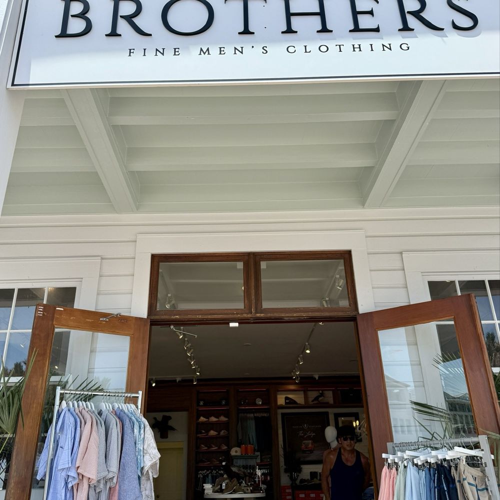 Brothers - Out front - Men's Clothing Near Me - Santa Rosa Beach, Florida Brothers - Out front - Men's Clothing Near Me - Santa Rosa Beach, Florida