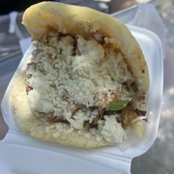 11 Chicks - Jerk chicken arepa - Venezuelan Near Me - Saint Petersburg, Florida