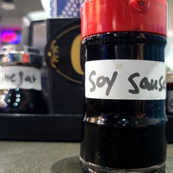 369 Noodle House - On the table,  there were bottles of chili pil, black vinegar and soy sauce. Legit. - Ramen Near Me - Hemet, California
