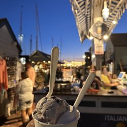 Sprinkles Ice Cream - Black bear ice cream at sunset