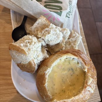 Panera Bread - Broccoli Cheddar Soup - Group - Sandwiches Near Me - Livonia, Michigan Panera Bread - Broccoli Cheddar Soup - Group - Sandwiches Near Me - Livonia, Michigan