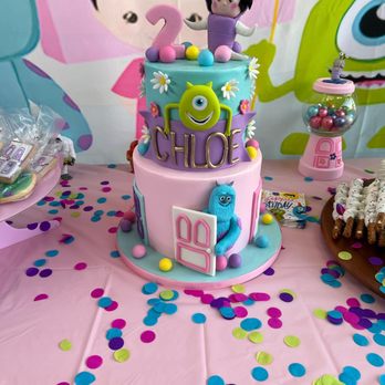 Abbys Cakes and Moore - Monsters Inc Birthday Cake - Custom Cakes Near Me