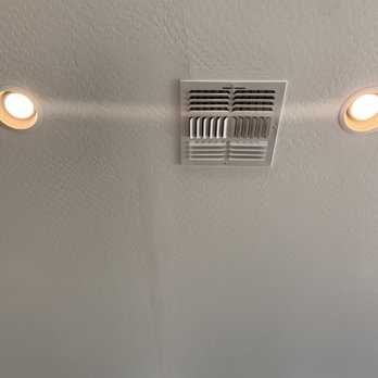 Kodiak Paint - 5 foot long ceiling crack poorly repaired. - Painters Near Me