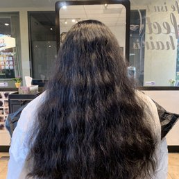 Before straightening perm Before straightening perm
