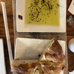 Complimentary Bread and Olive Oil Dip