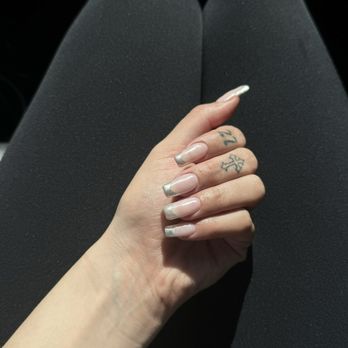 Nailogy Lab - gel + chrome french tip - Nail Salons Near Me - Placentia, California Nailogy Lab - gel + chrome french tip - Nail Salons Near Me - Placentia, California