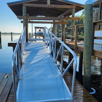 Powers Services and Repairs - Ramp to newly installed boat lift - General Contractors Near Me - Jacksonville, Florida Powers Services and Repairs - Ramp to newly installed boat lift - General Contractors Near Me - Jacksonville, Florida