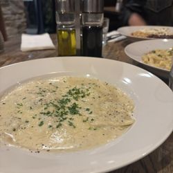 Wild mushroom ravioli