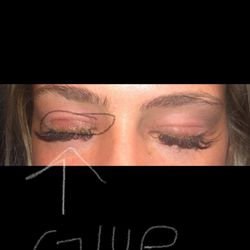 Blinx Lash Studio - Before scrubbing.