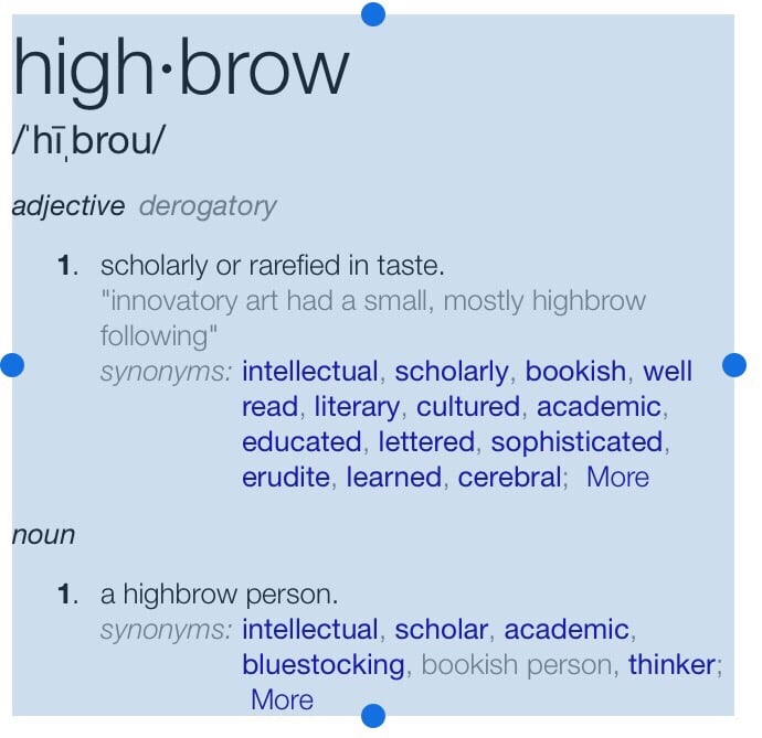 Highbrows Threading Logo