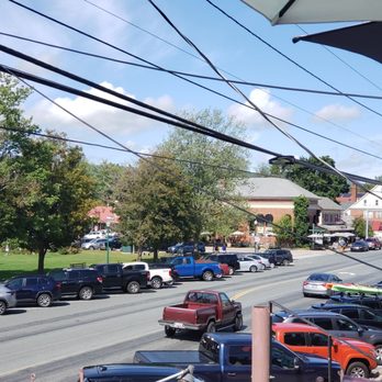 Stairway Cafe - a view of a busy street - Sandwiches Near Me - North Conway, New Hampshire