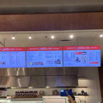 Nutella Cafe - Menu - Desserts Near Me - Chicago, Illinois