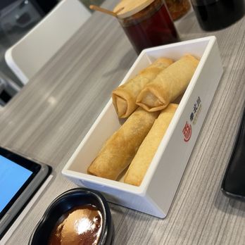 JiBeiChuan Noodles & Dumplings - K2 Fried Vegetable Spring Rolls (4Pcs) (4) - Chinese Near Me - Katy, Texas