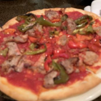Caffe Amici - Gluten Free Pizza with Sausage and Peppers with no cheese - Pizza Near Me - Selden, New York
