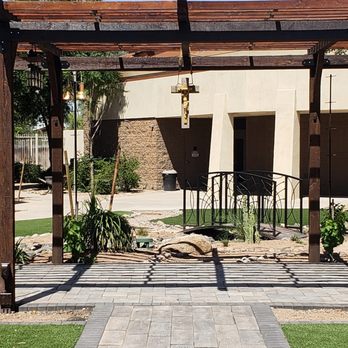 Gilligan's Paradise Creations - Pergola Design, Wrought Iron work, Artificial Turf, Pavers, planting and lighting - Landscaping Near Me - Scottsdale, Arizona Gilligan's Paradise Creations - Pergola Design, Wrought Iron work, Artificial Turf, Pavers, planting and lighting - Landscaping Near Me - Scottsdale, Arizona