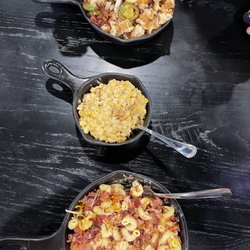 Say Cheese Mac & Melt - Top to bottom: Sweet Thang, Sweet cream Corn, Mac and Cheese with Bacon