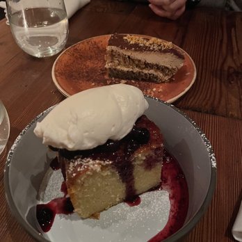 A Mano - Top - tiramisu Bottom - lemon olive oil cake - Italian Near Me - Philadelphia, Pennsylvania A Mano - Top - tiramisu Bottom - lemon olive oil cake - Italian Near Me - Philadelphia, Pennsylvania