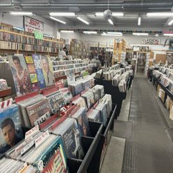Jerry's main room with rock, folk, and oldies