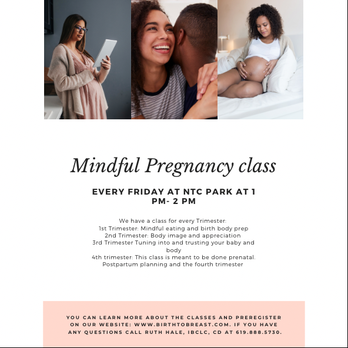 Birth to Breast - Free Weekly Mindful Pregnancy Class - Doulas Near Me Birth to Breast - Free Weekly Mindful Pregnancy Class - Doulas Near Me