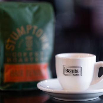 Bonibi Coffee - We pull our espresso with Stumptown Hair Bender, served in a Bonibi cup at our Westlake Village coffee shop. - Coffee & Tea Near Me - Westlake Village, California Bonibi Coffee - We pull our espresso with Stumptown Hair Bender, served in a Bonibi cup at our Westlake Village coffee shop. - Coffee & Tea Near Me - Westlake Village, California