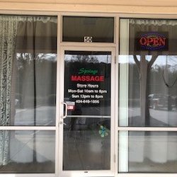 Springs Massage - Front Door opens to a nice parking lot.