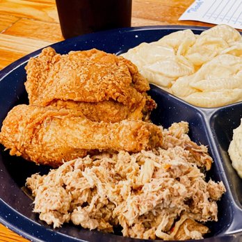 Ole Time Barbecue - Two meat plate - Barbeque Near Me - Raleigh, North Carolina Ole Time Barbecue - Two meat plate - Barbeque Near Me - Raleigh, North Carolina